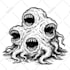 draw  illustrations in black and white, characters, objects, background and more