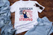 patriot military veteran army and USA tshirt