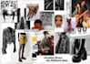 create luxury fashion mood boards, professional portfolio designs