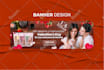design professional website banner, header, google ad