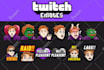 design custom twitch emotes and sub badges for your stream