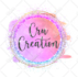 design a unique glitter logo