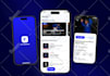 design ui ux or prototype wireframe for mobile app and website