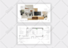 interior design mood board, space planning and shopping list