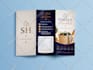 design creative professional bifold or trifold brochure