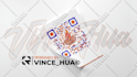 design qr code sticker card with call to action text