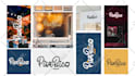 create bakery, cafe, and coffee logo with a branding kit or brand book