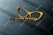 do professional optical, ophthalmology and optician logo