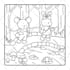 create cute line art drawing for coloring book pages