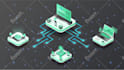 design 3d and isometric infographic illustrations