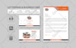 design business card, letterhead, and stationery items
