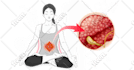 draw yoga and exercise poses illustration for facebook ads or post