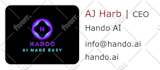 create clickable professional HTML email signature