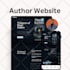 design author website, ebook website, book author website, wordpress website