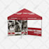 design promotional canopy tent booth flag banner umbrella