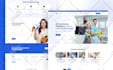 clean professional landing page UI UX design in figma