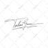 do handwritten logo, scripted, cursive signature and autograph