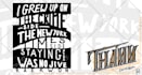 draw logo or name with rustic brush hand lettering