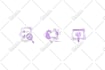 create outline,crisp vector line svg icon set