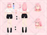 draw character sheet in anime style
