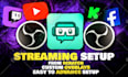 setup streamlabs obs for twitch youtube kick live stream