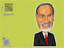 draw customized caricature valentine card