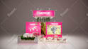 create design 3d trade show booth, exhibition booth, stand