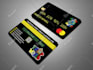 do credit card style business card design