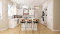 interior design of your kitchen cabinets, kitchen design, render, layout