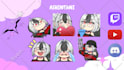 create custom anime chibi for twitch discord emotes and sub badges