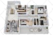 professional 3d floor plan rendering for real estate and interiors