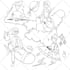 do handdraw logo design trippy 90s psychedelic style cartoon