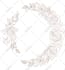 do floral line drawing illustration