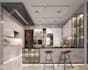 design and render 3d realistic kitchen interior