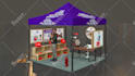 design 3d exhibition stall, trade show booth