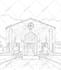 draw line drawing for coloring pages book on any subject