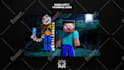 design a dark horror minecraft thumbnail
