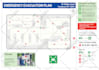 design an easy to use emergency exit plan, evacuation map