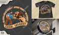 design hand drawn logo tshirt illustrations for merchandise