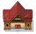draw pixel art building illustration