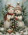 create unique christmas  illustration in ai art format