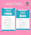 design pricing table, pricing list, comparison chart