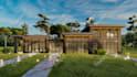 create 3d model and render realistic exterior, interior