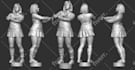 sculpt high quality 3d models,characters,statues for 3d printing rendering