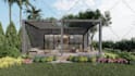 create garden or landscape 3d rendering