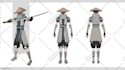 draw cool character sheet and design concept in anime style