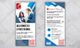 design professional and eye catching rack card for business or events