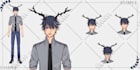 draw and design live2d anime vtuber character ready for rigging