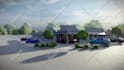 design house exterior model, 3d rendering, walkthrough