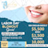 make black friday new year, season sale, christmas, or valentine day flyer